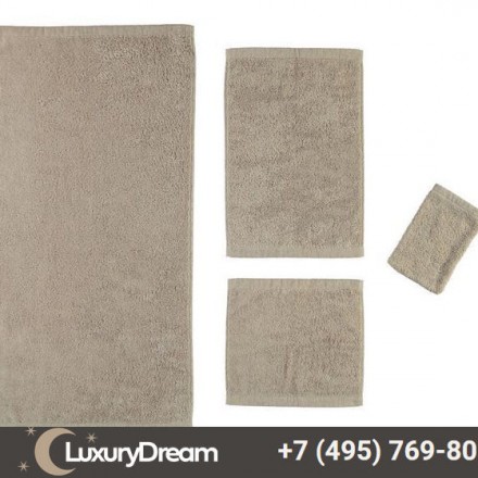 Полотенце 50x100 Cawo Life Style 7007 Uni серо-бежевое