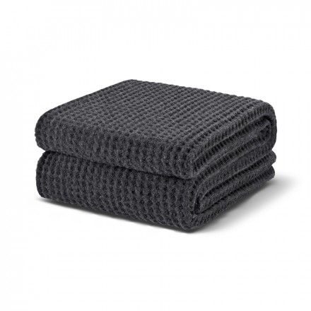 Плед 130x180 Hamam Dimension Waffle темно-серый