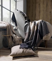 Плед 150х215 Eagle HARRIS 100 schwarz-natur