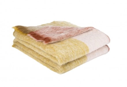 Плед 140x180 Brun De Vian-Tiran MOHAIR PAYSAGE CULTURES