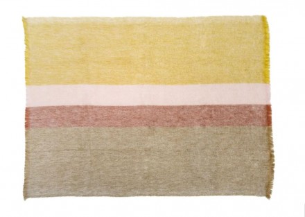 Плед 140x180 Brun De Vian-Tiran MOHAIR PAYSAGE CULTURES