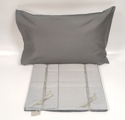 Постельное белье 2 спальное евро Mastro Raphael ELOISE BICOLOR 99C grigio