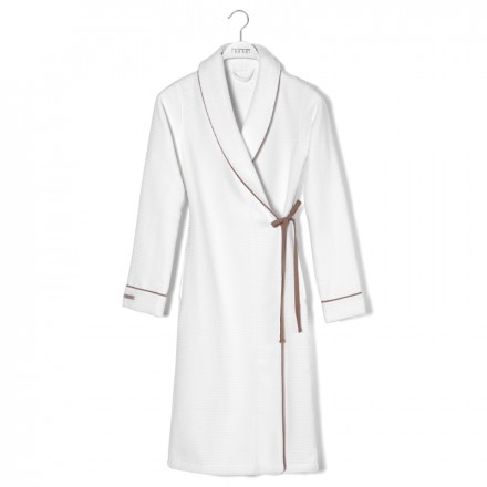 Халат Hamam Tosya белый/коричневый