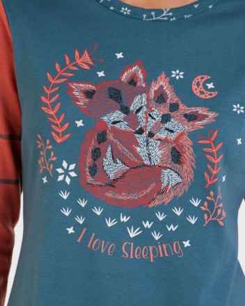 Пижама женская Massana 295 BLUE OIL