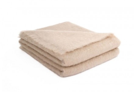 Плед 140x180 Brun De Vian-Tiran MOHAIR GRES