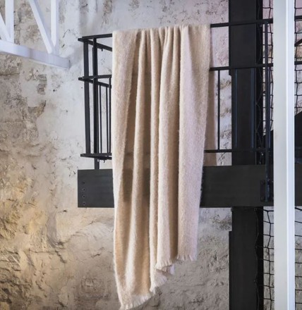 Плед 140x180 Brun De Vian-Tiran MOHAIR GRES