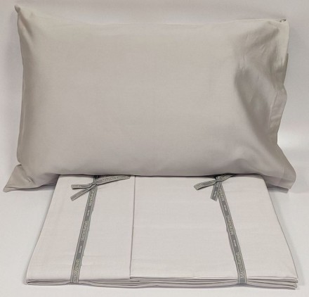 Постельное белье 2 спальное евро Mastro Raphael ELOISE BICOLOR 92 ivory/grey