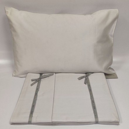 Постельное белье 2 спальное евро Mastro Raphael ELOISE BICOLOR 92 ivory/grey