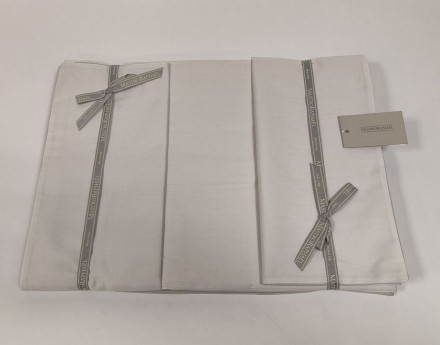 Постельное белье 2 спальное евро Mastro Raphael ELOISE BICOLOR 92 ivory/grey