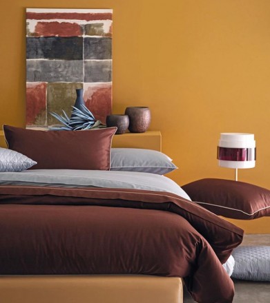 Постельное белье 2 спальное евро Svad Dondi RESORT 09 коричневое