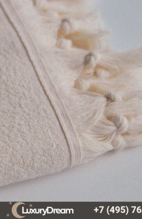 Полотенце 50x100 Hamam Meyzer Tassels слоновая кость