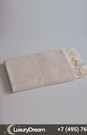 Полотенце 50x100 Hamam Meyzer Tassels слоновая кость