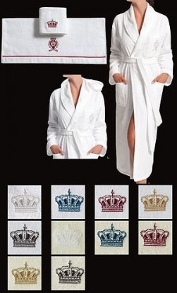 Халат махровый Cesare Paciotti Lord Byron кремовый