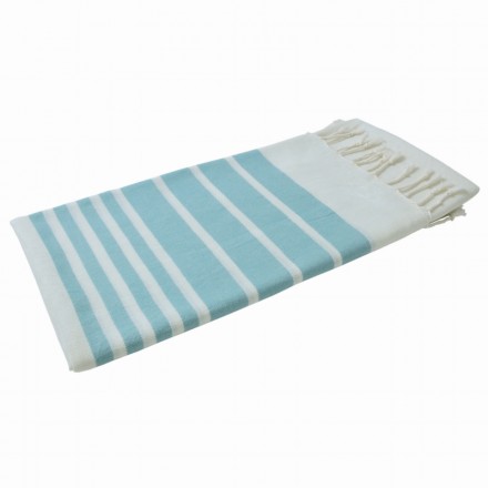 Банная простыня-пештемаль 90x180 Hamam Fula бирюза