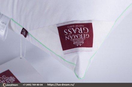 Подушка пуховая 70х70 German Grass 3D Aloe Vera