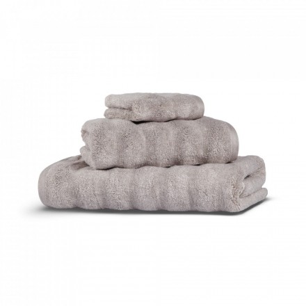 Полотенце 70х140 Hamam Ash Ribbed светлый дым