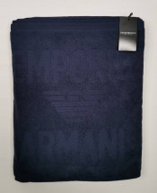 Полотенце 100x170 Emporio Armani MARE navy blue темно-синее 