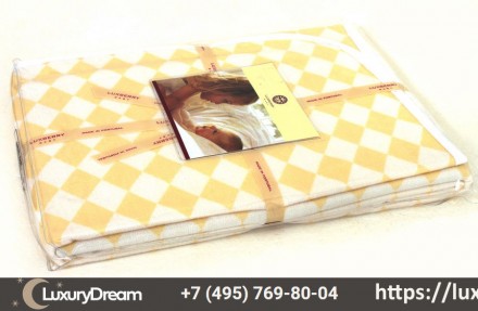 Плед детский 100х150 Luxberry Lux 3313 жёлтый