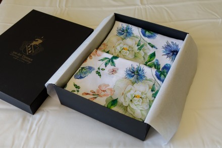 Постельное белье 2 спальное евро German Grass Crystal Peony