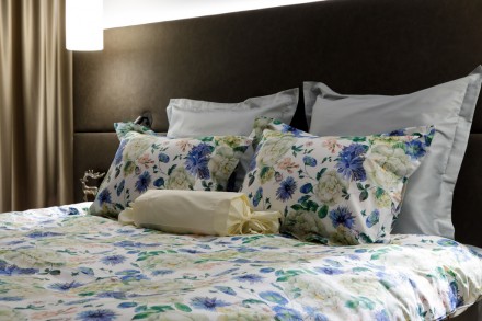 Постельное белье 2 спальное евро German Grass Crystal Peony