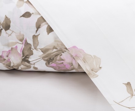 Постельное белье 1.5 спальное Mirabello Ombre di Rose розовое