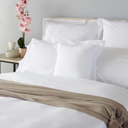 Наволочка с запахом 50х70 Bovi Primavera белая