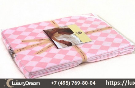 Плед детский 100х150 Luxberry Lux 3313 розовый