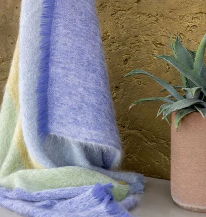 Плед 140x180 Brun De Vian-Tiran MOHAIR PAY.BRUMCOTIERE