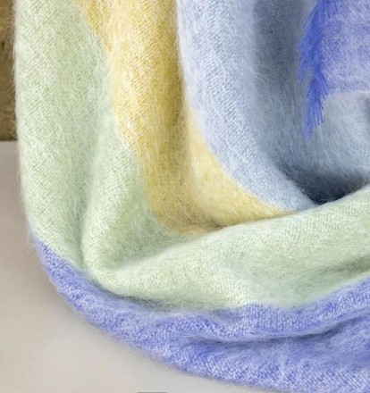 Плед 140x180 Brun De Vian-Tiran MOHAIR PAY.BRUMCOTIERE