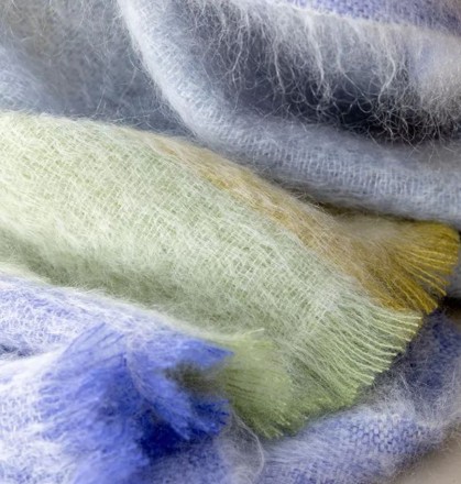 Плед 140x180 Brun De Vian-Tiran MOHAIR PAY.BRUMCOTIERE