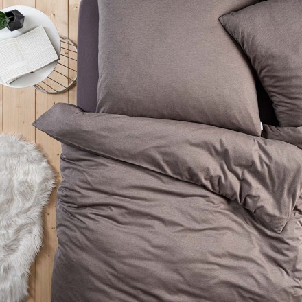 Постельное белье 2 спальное евро Estella TAKOMA 6873-295 taupe