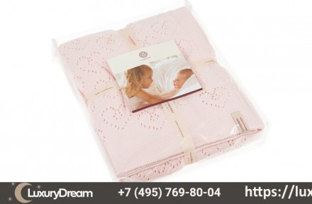 Плед детский 100х150 Luxberry Lux 4 розовый