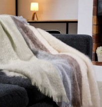 Плед 140x180 Brun De Vian-Tiran MOHAIR PAYSAGE ALPAGE