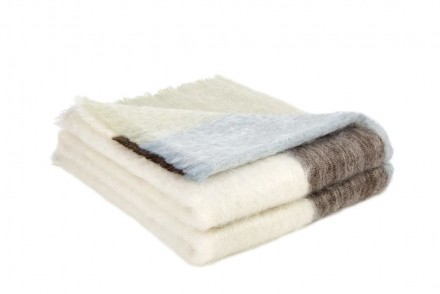Плед 140x180 Brun De Vian-Tiran MOHAIR PAYSAGE ALPAGE