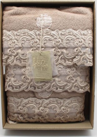 Набор полотенец 3шт Arte Pura 4.880.PF - 43 POLVERE OLD (орех)