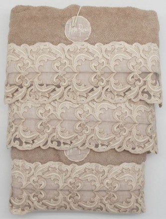 Набор полотенец 3шт Arte Pura 4.880.PF - 43 POLVERE OLD (орех)