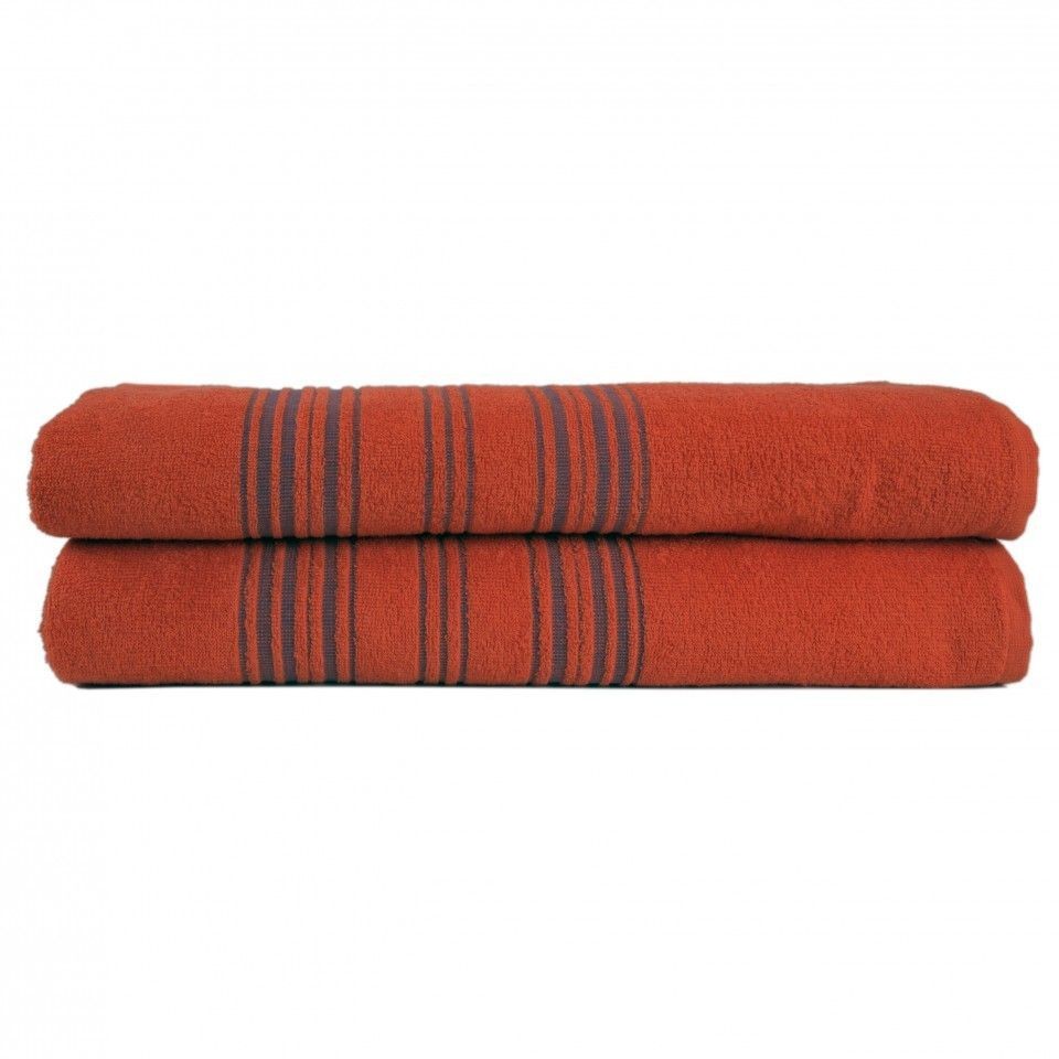Полотенце 100х150 Hamam Meyzer Contrast красный/синий