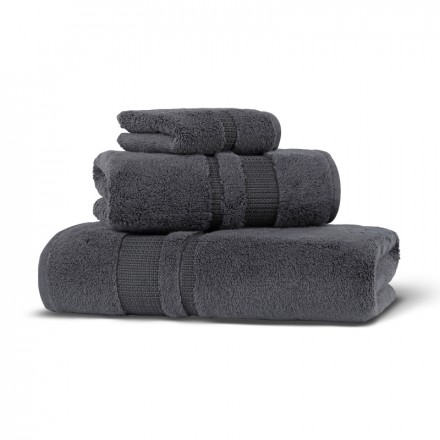 Полотенце махровое 70x140 Hamam Pera антрацит