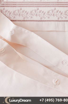 Наволочка с запахом 50х70 Bovi Osaka нежно-розовая