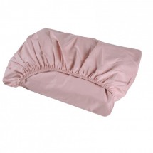 Простыня на резинке 160x200+45 Hamam Mineral powder розовый