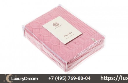 Плед 150х200 Luxberry Lux 34 розовый
