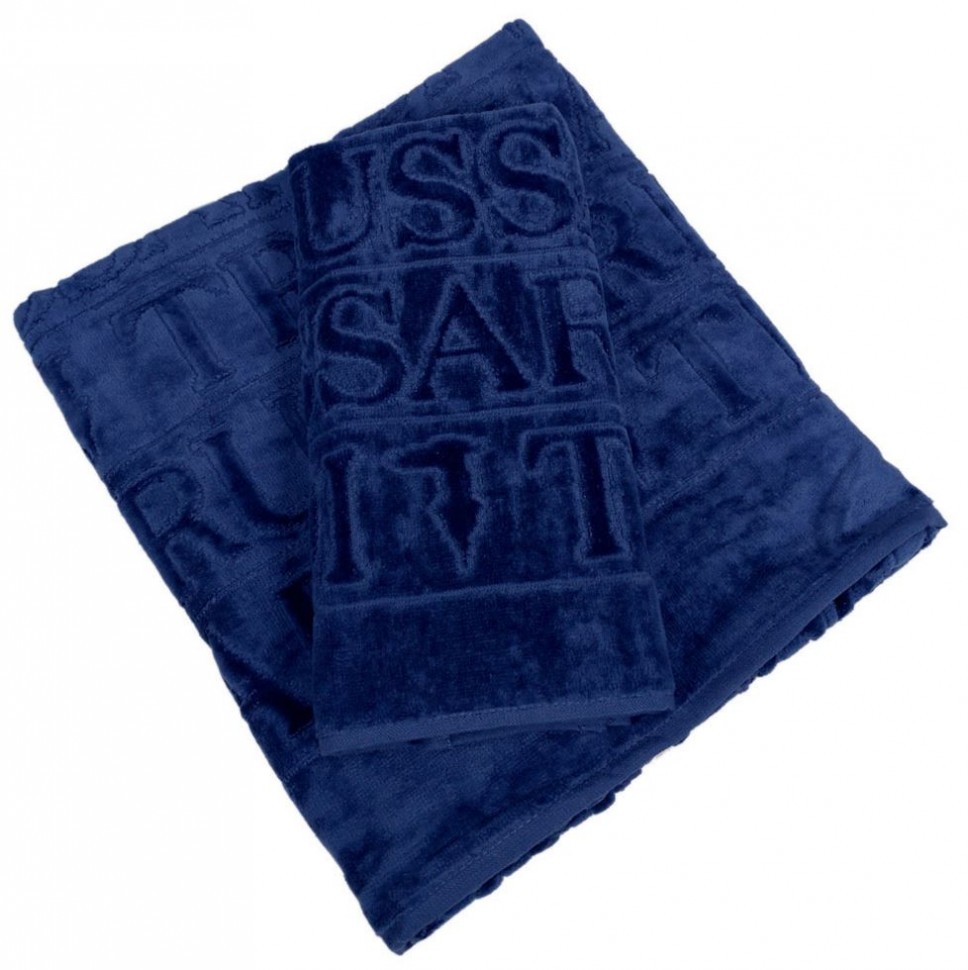 Полотенце 95x150 Trussardi OVERLOGO 003 Blue 