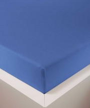 Простыня на резинке 180/200х200/220 Bellana Samtweich TE 5820 цвет 530 голубой 
