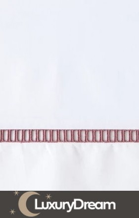 Наволочка с запахом 50х70 Bovi San Marco бело-лавандовая