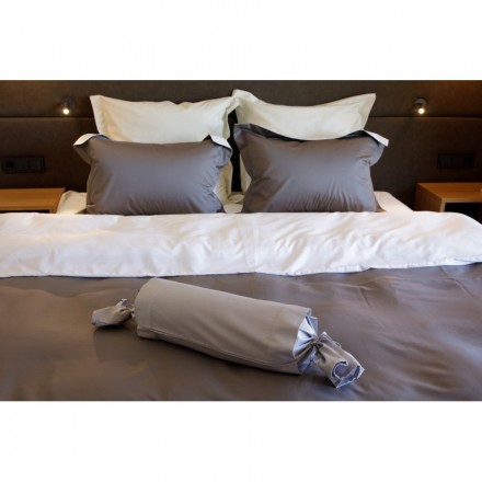 Постельное белье семейное German Grass Twist grey white