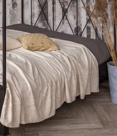 Покрывало 220х240 Luxberry Yoko бежевое