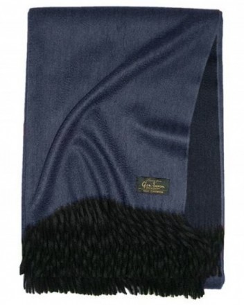 Плед кашемировый 130х180 Glen Saxon UNI BKL 122 blue
