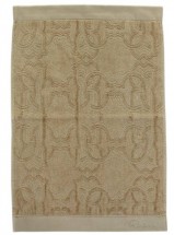 Полотенце 100х150 Roberto Cavalli LOGO бежевое