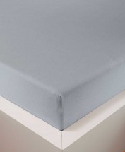 Простыня на резинке 180/200х200/220 Bellana Samtweich TE 5820 цвет 527 steel темно-серый