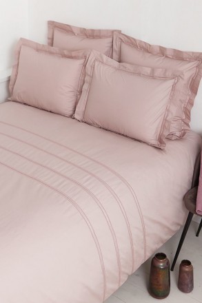 Пододеяльник 150х210 Bovi Акцент пудрово-розовый